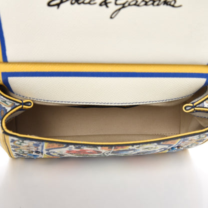 Dolce & Gabbana Dauphine Majolica Print Small Miss Sicily Satchel Multi 5 of 8