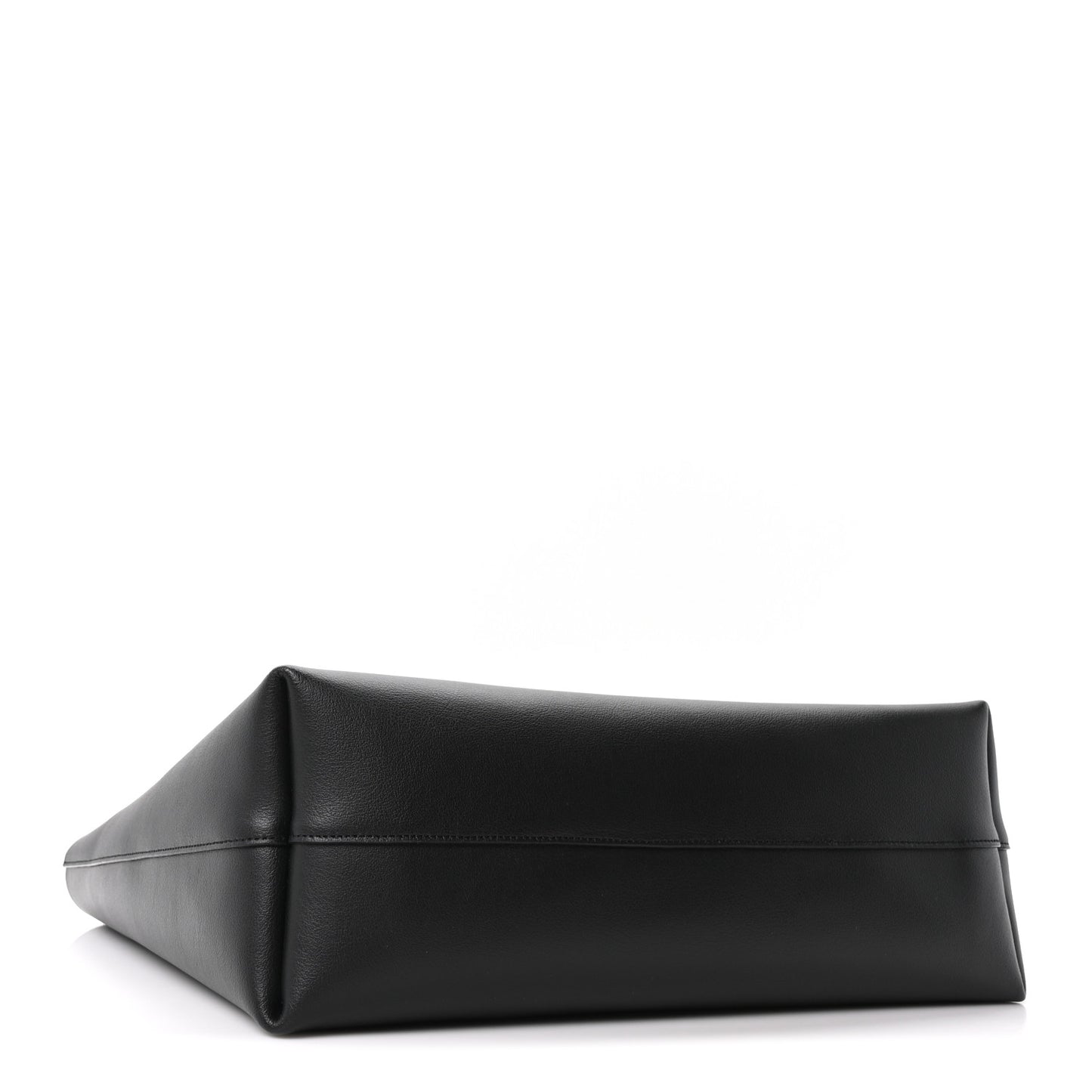 Calfskin Large Shopping Tote Black
