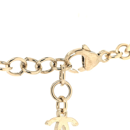 Chanel Crystal CC Choker Gold Pink 4 of 5