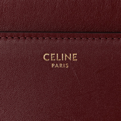 Celine Satinated Calfskin Medium 16 Top Handle Bag Light Burgundy 6 of 11