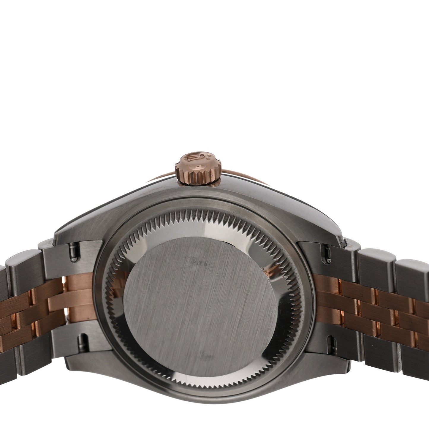 Stainless Steel 18K Everose Gold 28mm Oyster Perpetual Datejust Watch Chocolate Roman 279171