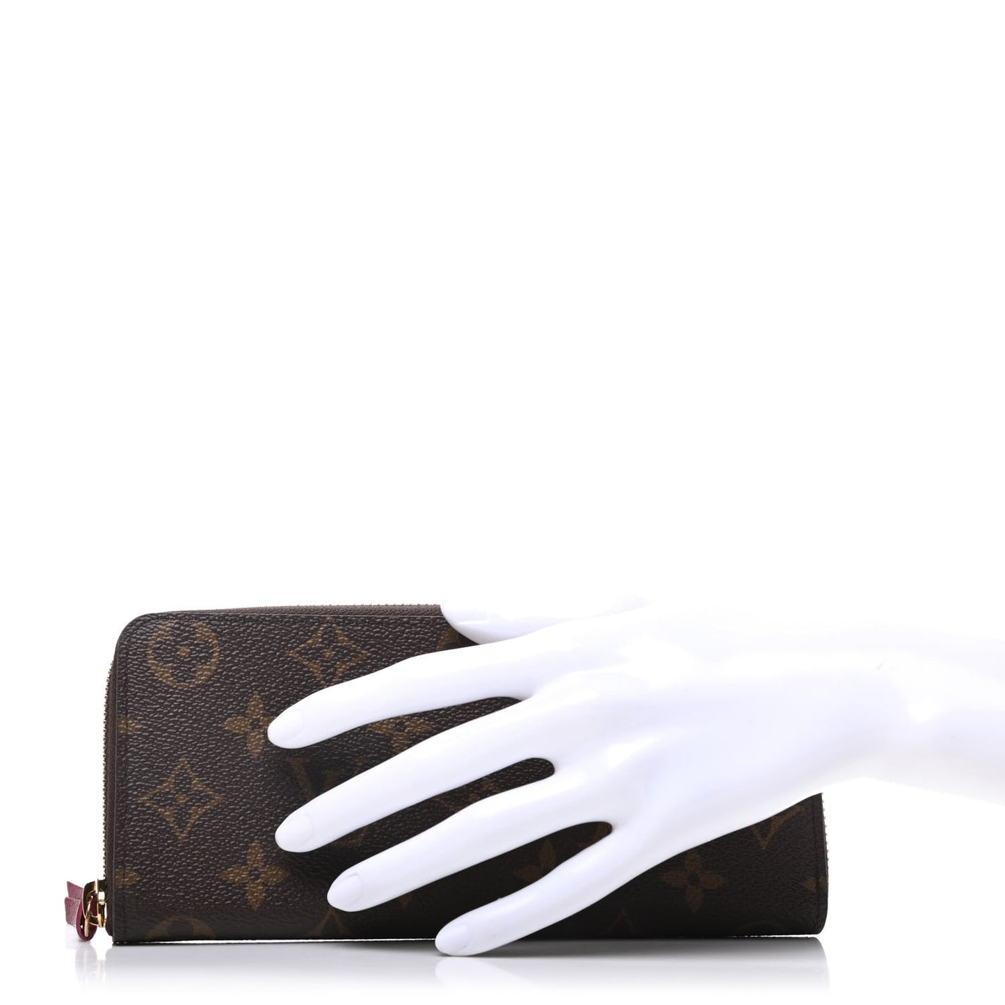 Monogram Clemence Wallet Fuchsia