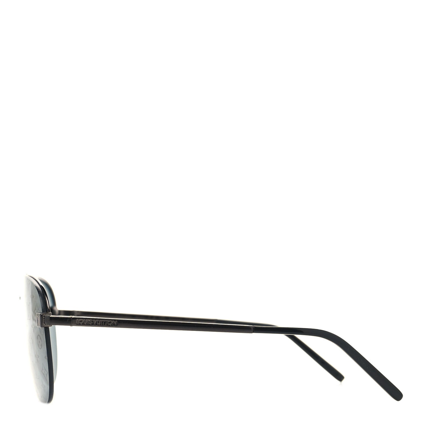 Louis Vuitton Monogram Clockwise Sunglasses Z1019E Dark Gun 3 of 7