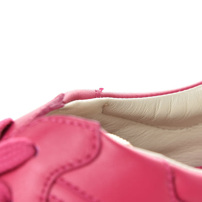 Gucci Calfskin Logo Mens Rhyton Sneakers 8.5 Box Pink 9 of 10