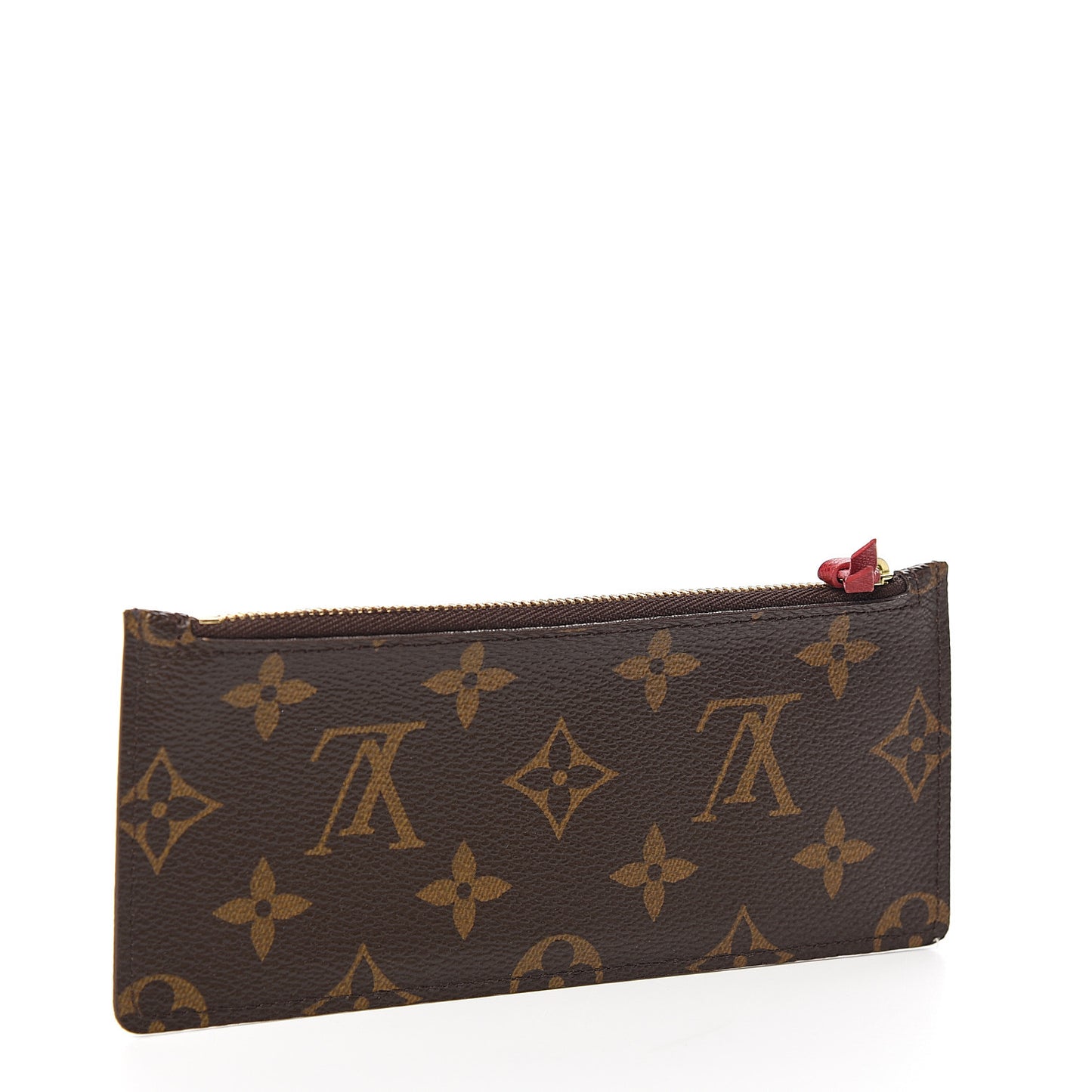Monogram Josephine Wallet Zippered Insert Fuchsia
