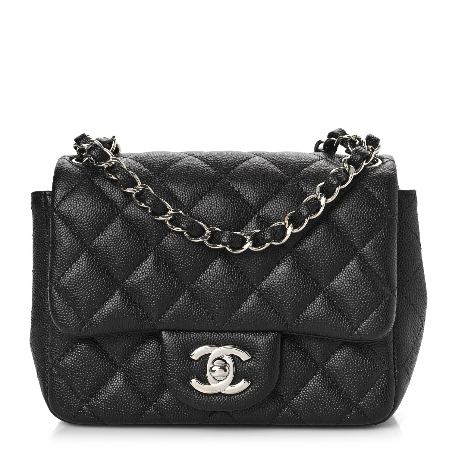 Chanel Caviar Quilted Mini Square Flap Black 1 of 8