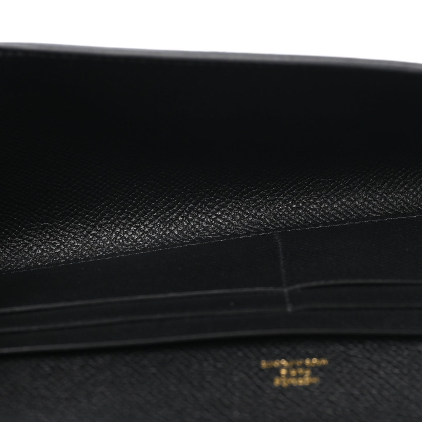 Epsom Enamel Maillon Wallet To Go Black
