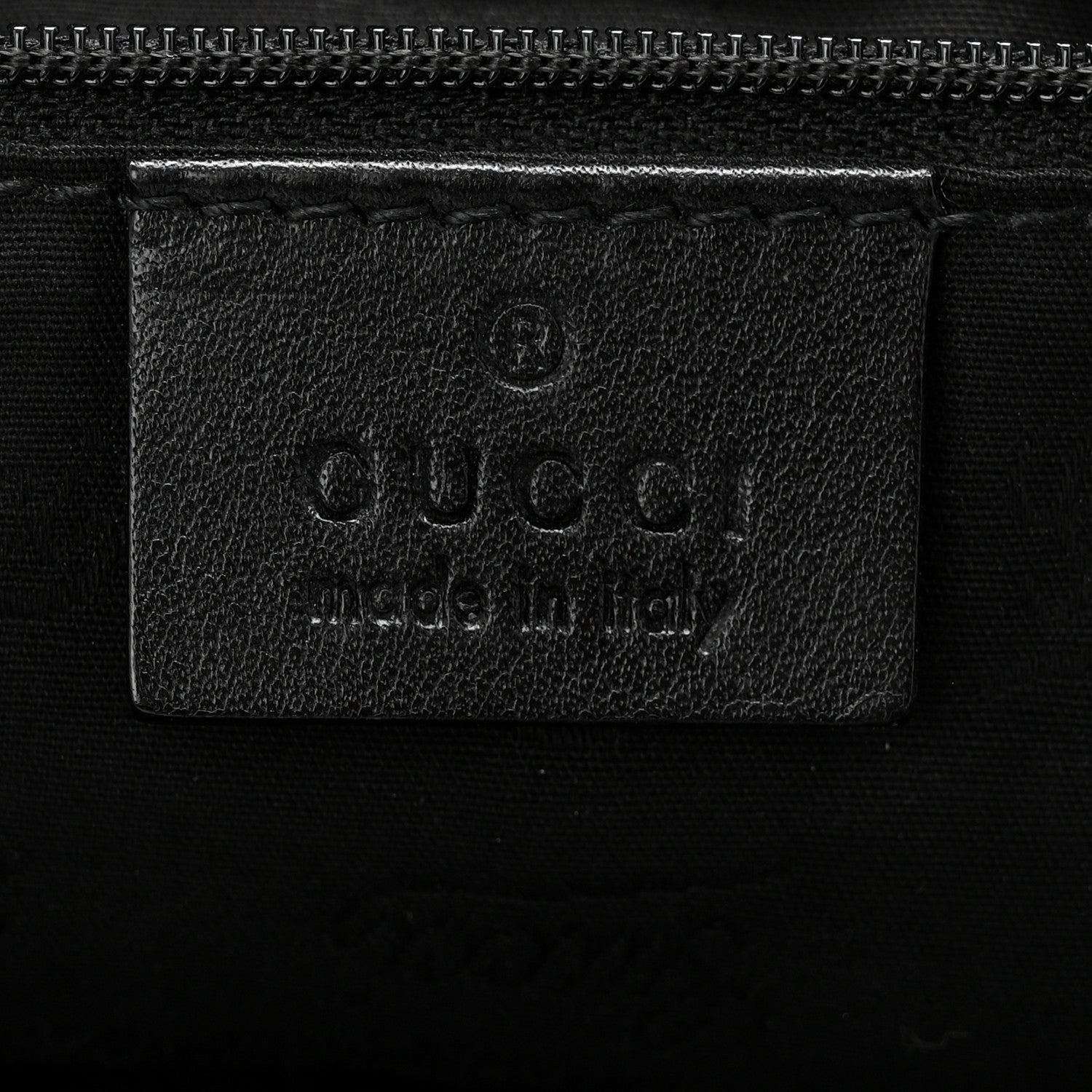 Gucci Guccissima Medium New Ladies Tote Black 6 of 10