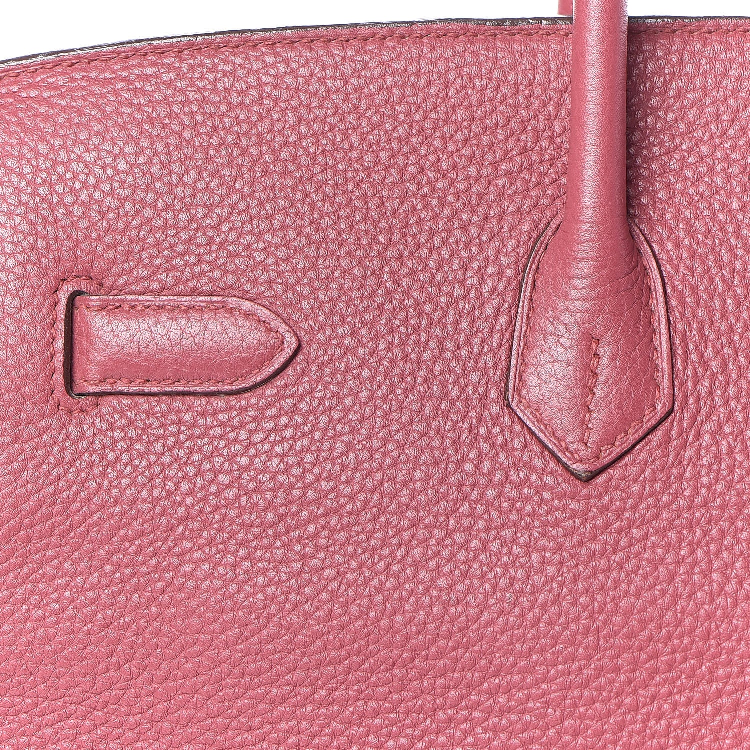 Hermes Taurillon Clemence Birkin 35 Bois de Rose 9 of 30