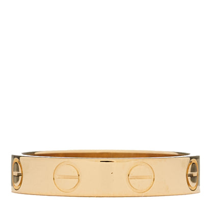 Cartier 18K Yellow Gold 3.5mm LOVE Wedding Band Ring 50 5.25 1 of 5