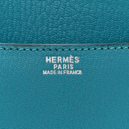 Hermes Chevre De Coromandel Constance 29 Turquoise 6 of 10