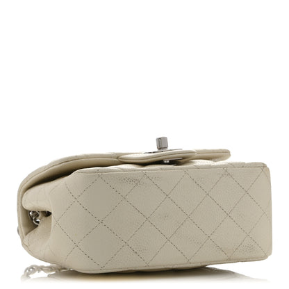 Chanel Iridescent Caviar Quilted Mini Square Flap White 4 of 10