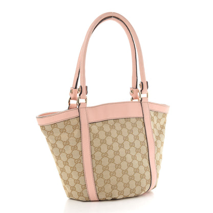 Gucci Monogram Small Gold D Ring Tote Pink 5 of 28