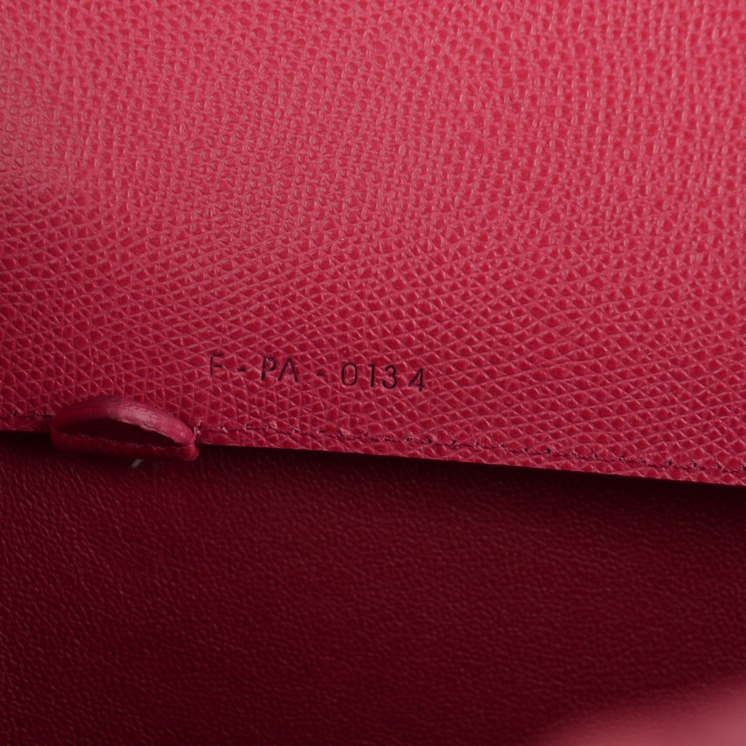 Celine Grained Calfskin Small Horizontal Cabas Phantom Fuchsia 7 of 7