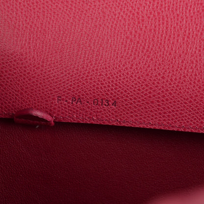 Celine Grained Calfskin Small Horizontal Cabas Phantom Fuchsia 7 of 7