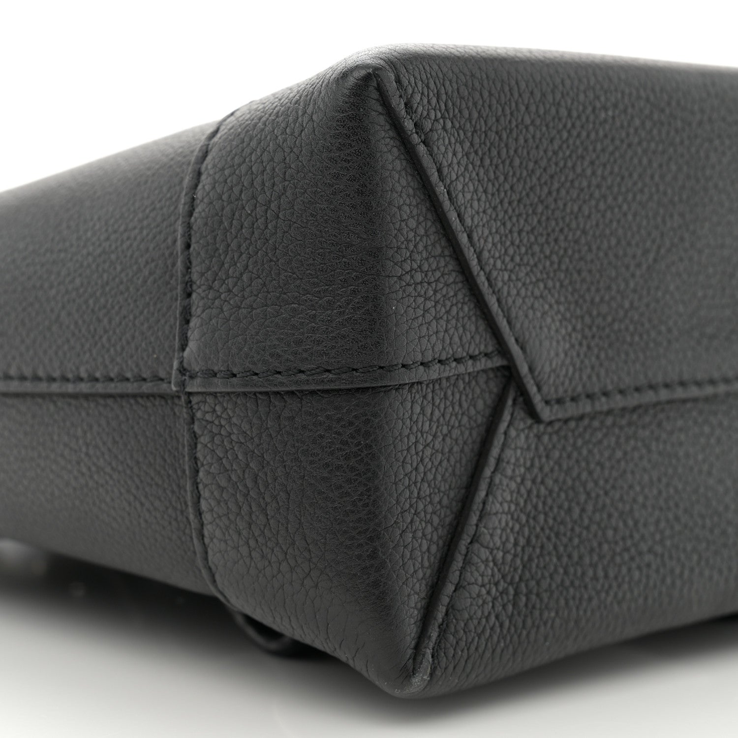 Louis Vuitton Calfskin Lockme Mini Backpack Black 8 of 11