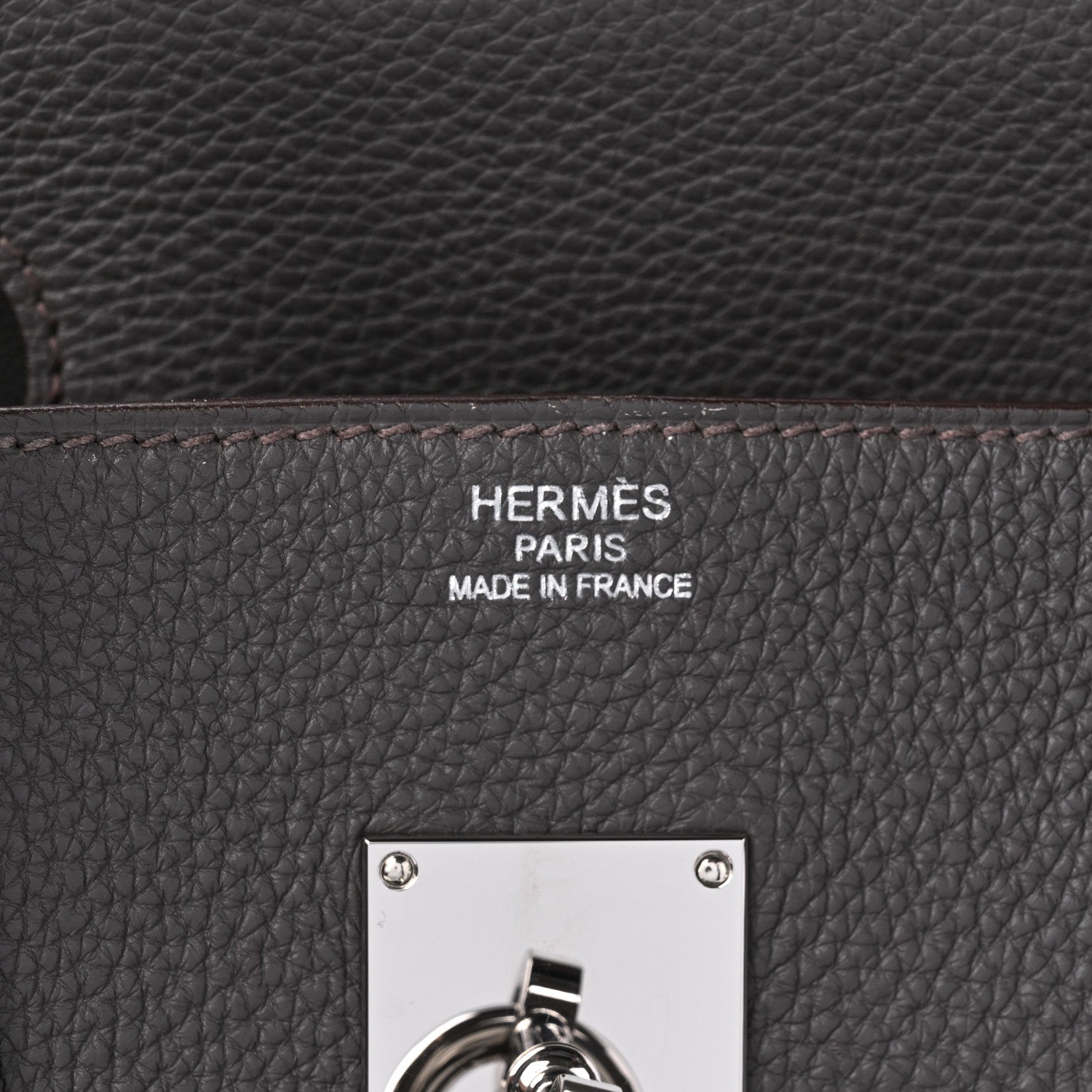 Hermes Togo JPG Shoulder Birkin II 42 Etain 6 of 13
