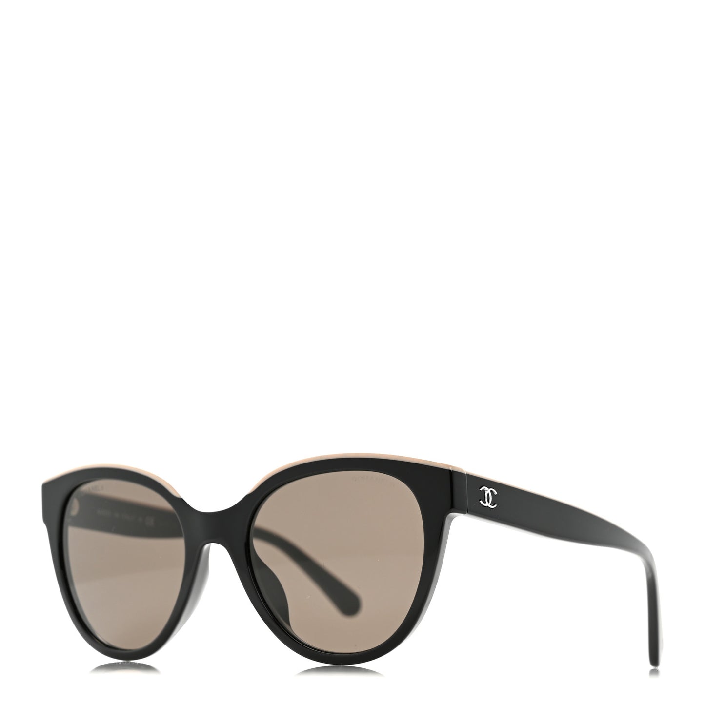 Acetate CC Butterfly Sunglasses 5414 Black Beige