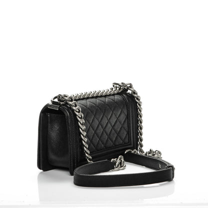 Chanel Caviar Quilted Small Boy Flap Black 3 of 7