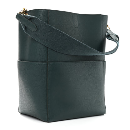 Celine Soft Grained Calfskin Sangle Bucket Bag Amazone 3 of 10