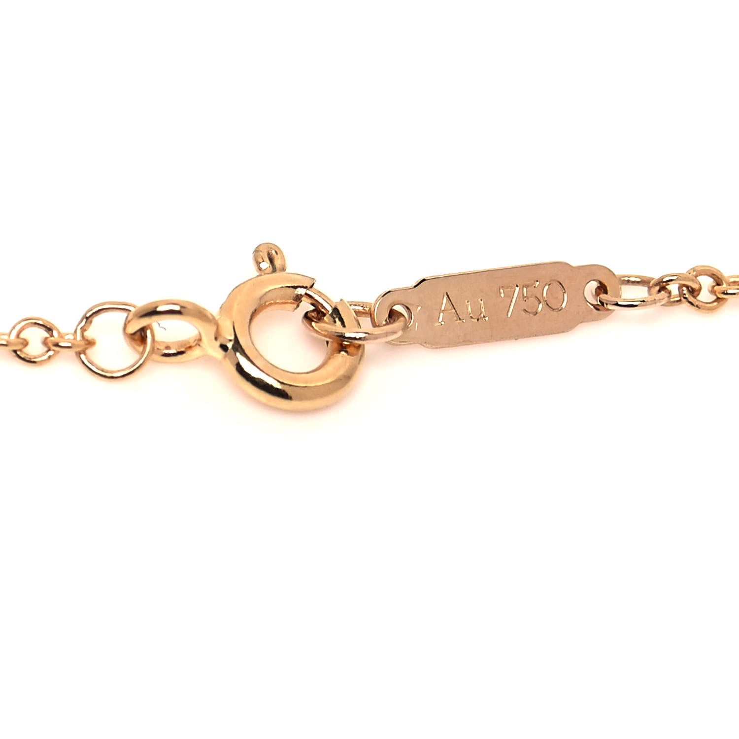 Tiffany 18K Rose Gold Diamond Atlas Bar Pierced Bracelet 5 of 5