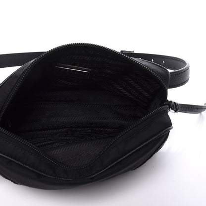 Prada Tessuto Nylon Saffiano Belt Bag Blue 8 of 9