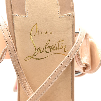 Christian Louboutin Nappa Hollandrive 130 Pumps 37.5 Nude 8 of 9