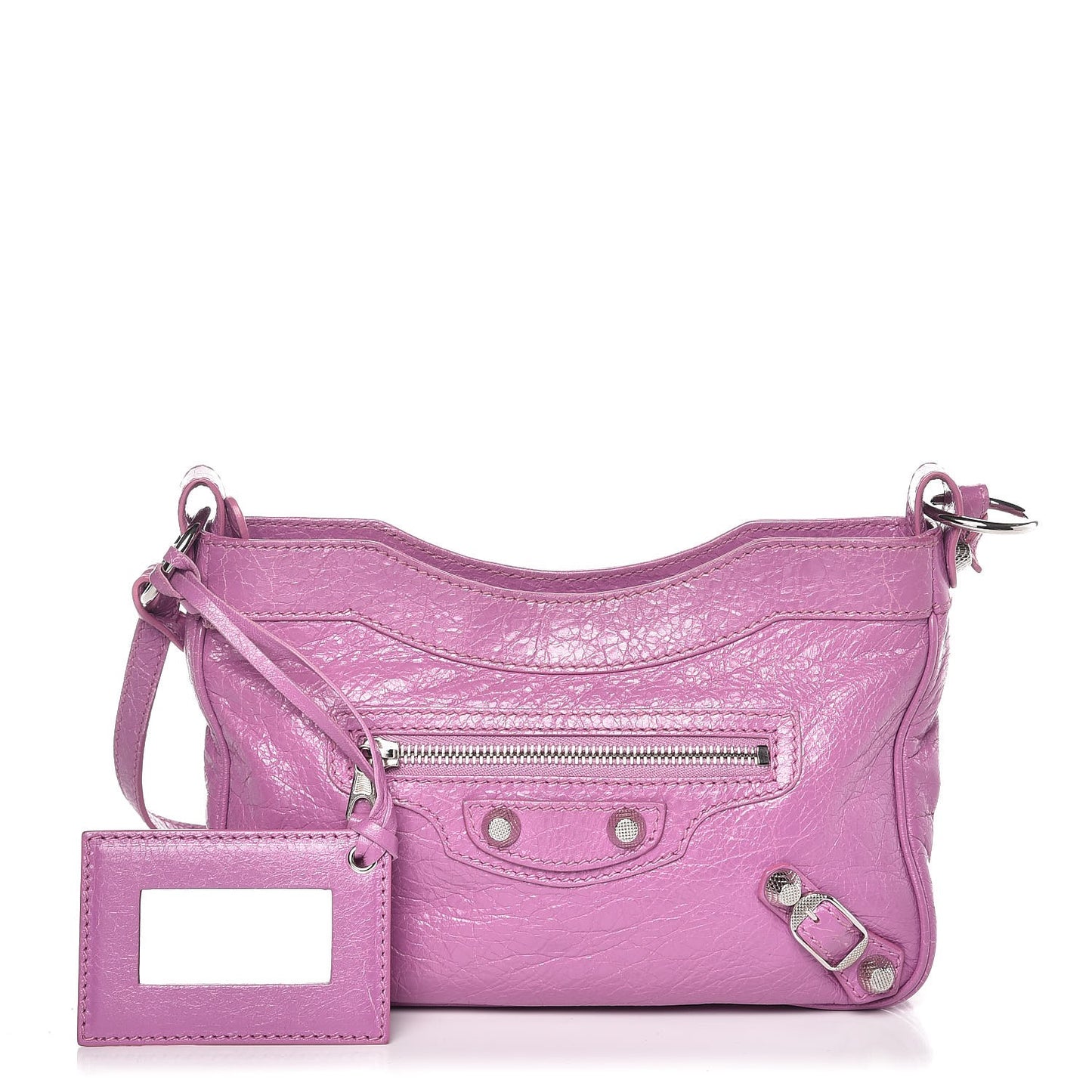 Agneau Giant 12 Silver Hardware Hip Rose Berlingot
