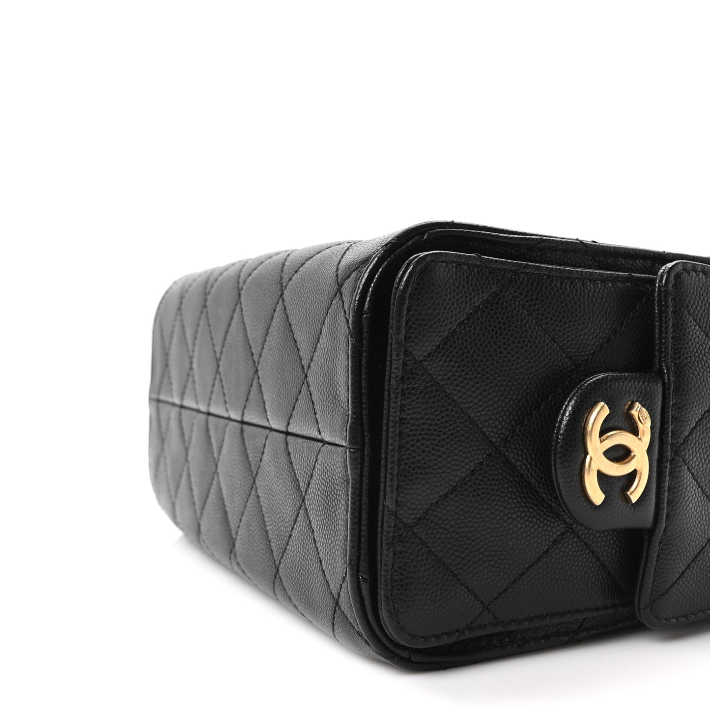Caviar Quilted Mini Chanel 25 Handbag Black