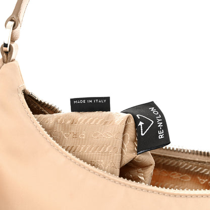 Prada Re-Nylon Saffiano Mini Re-Edition 2005 Bag Deserto 7 of 11