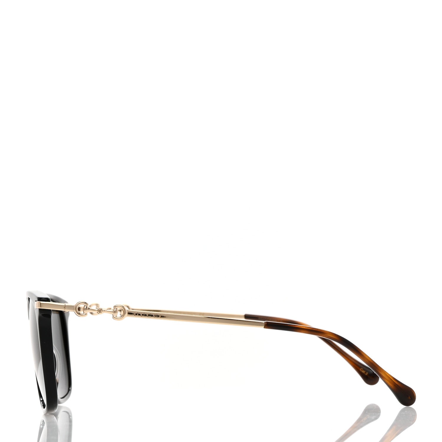Gucci Acetate Metal Horsebit Sunglasses GG0915S Black 3 of 9