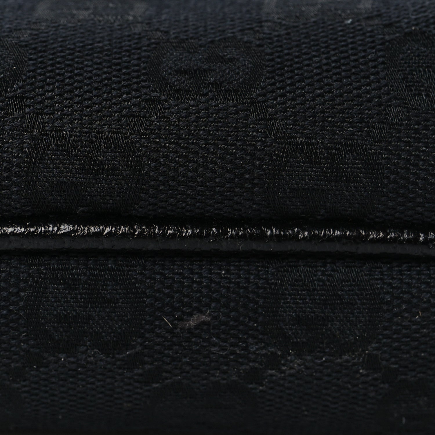 Gucci Monogram Flat Messenger Bag Black 11 of 11