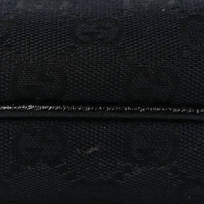 Gucci Monogram Flat Messenger Bag Black 11 of 11
