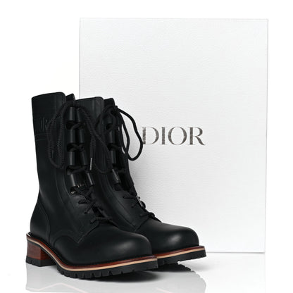 Christian Dior Calfskin Dior Quest 35mm Hiking Boots 38.5 Black 7 of 7