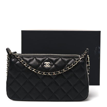Chanel Caviar Quilted Purse With Chain Black 11 of 11