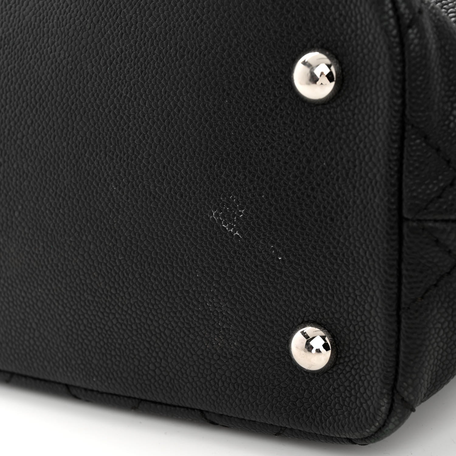 Chanel Grained Calfskin Quilted Small Daily Shopping Tote Black 12 of 12