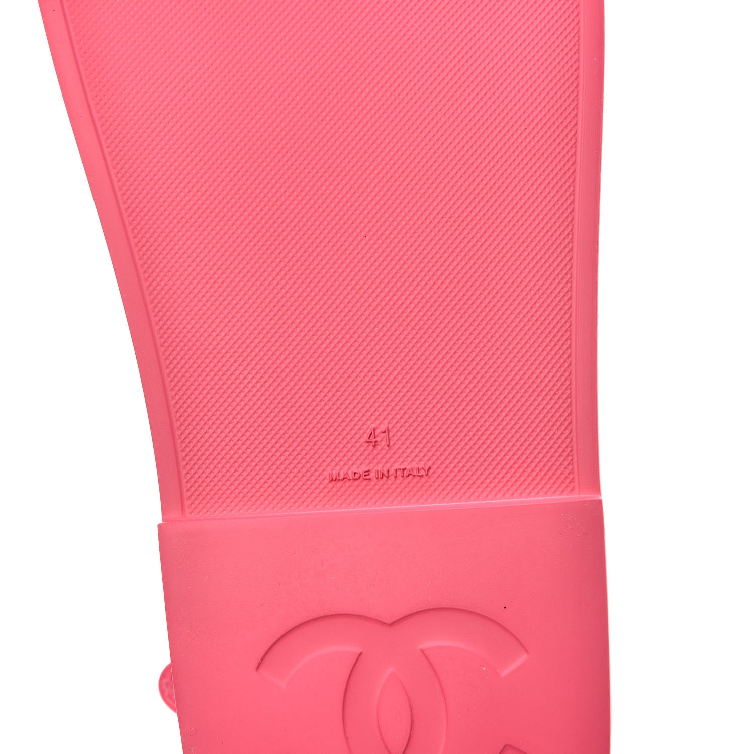 Chanel Rubber CC Dad Sandals 41 Pink 6 of 7