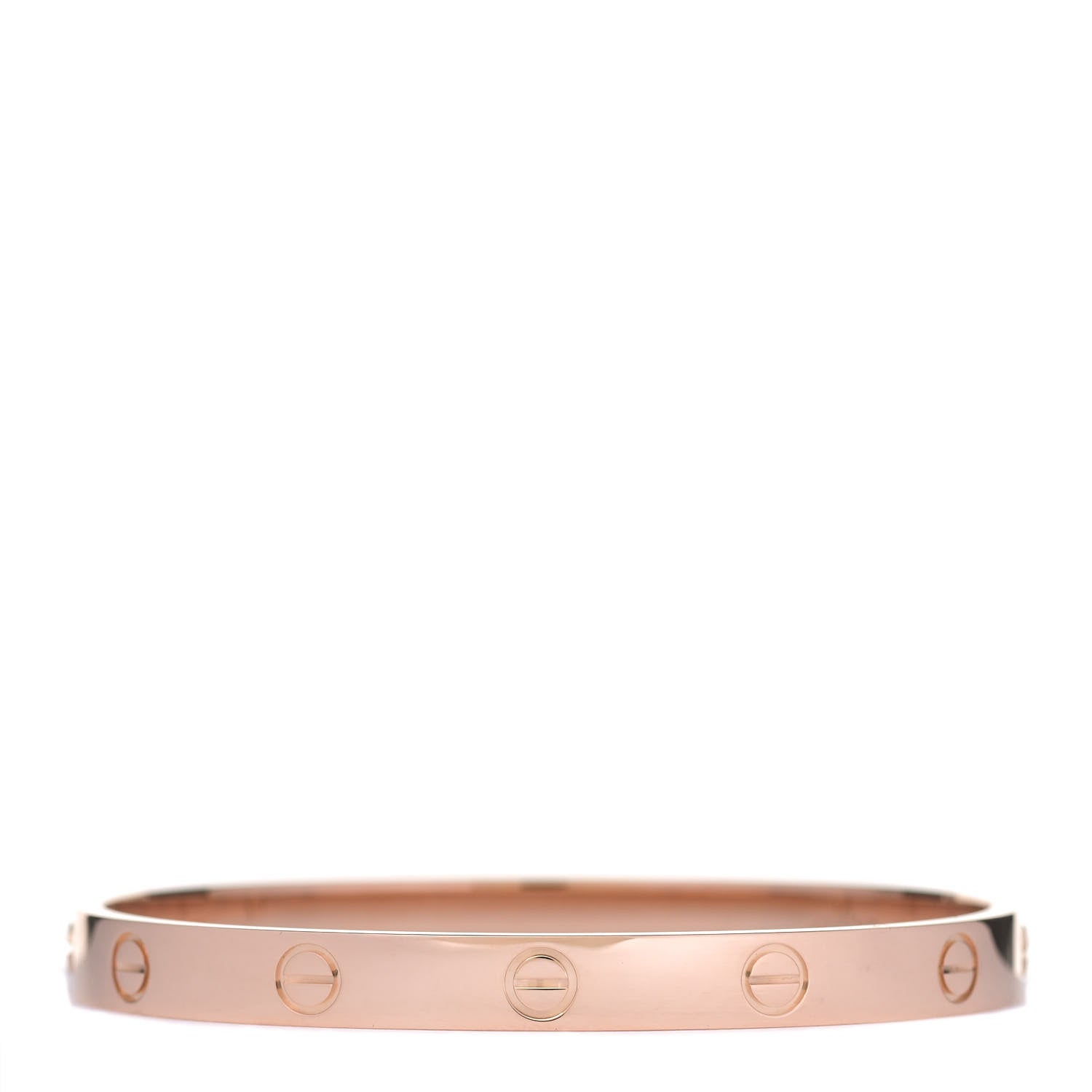 Cartier 18K Pink Gold LOVE Bracelet 17 3 of 7