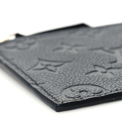 Louis Vuitton Empreinte Felicie Chain Wallet Zippered Insert Black 8 of 9