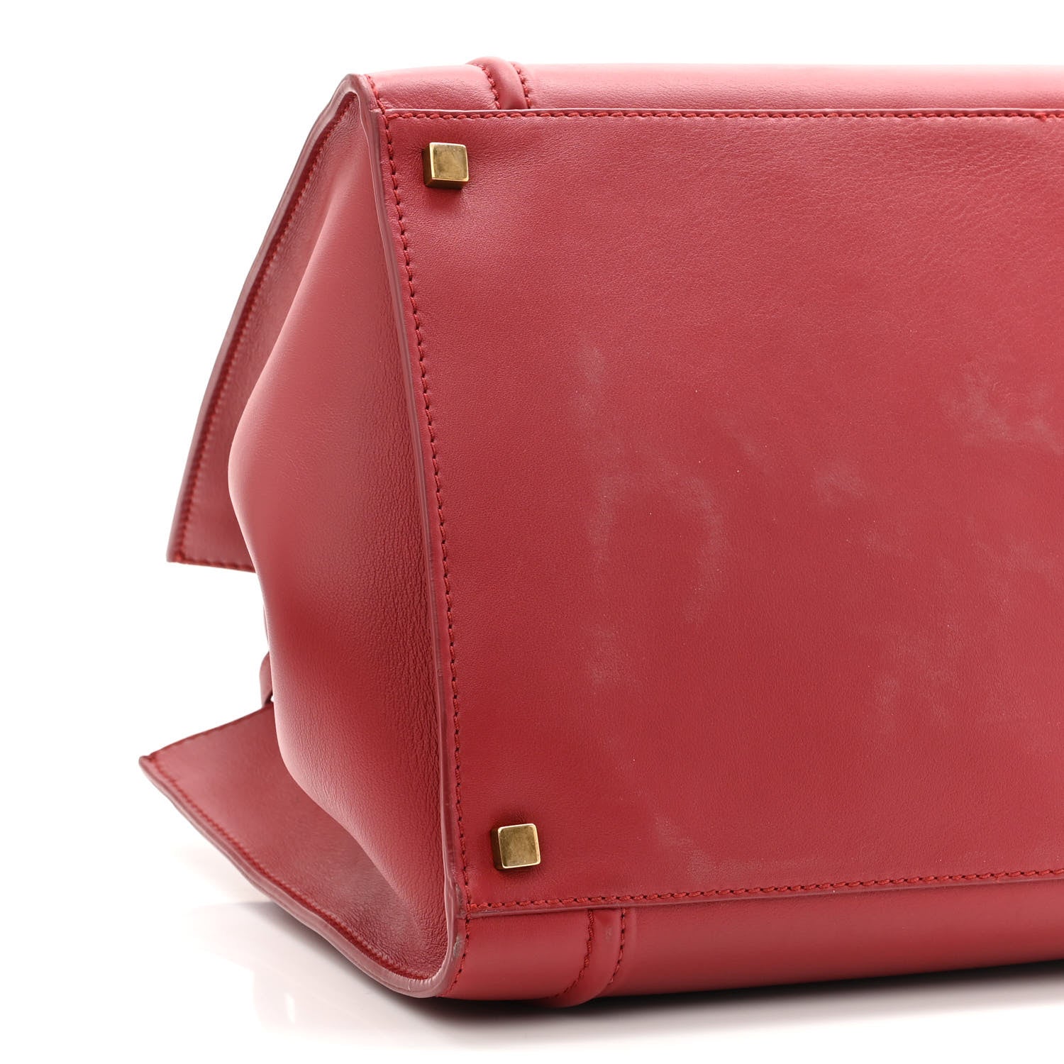 Celine Supple Calfskin Medium Phantom Luggage Red 9 of 10
