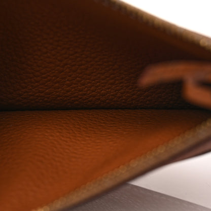 Hermes Togo Dogon Duo Wallet Gold 7 of 17