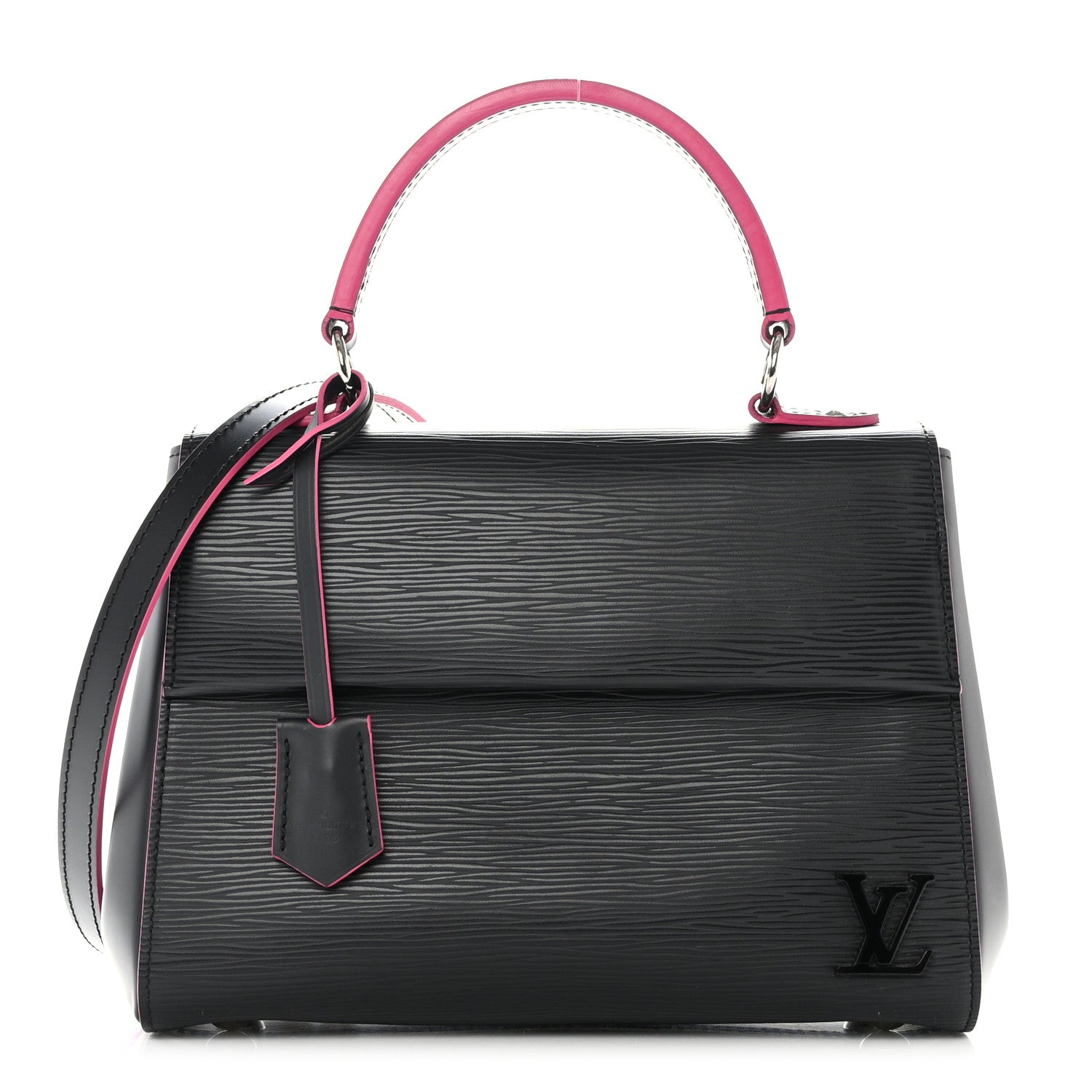 Louis Vuitton Epi Cluny BB Black Hot Pink 1 of 11