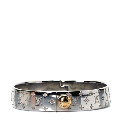 Louis Vuitton Palladium Monogram Nanogram Cuff S 1 of 5