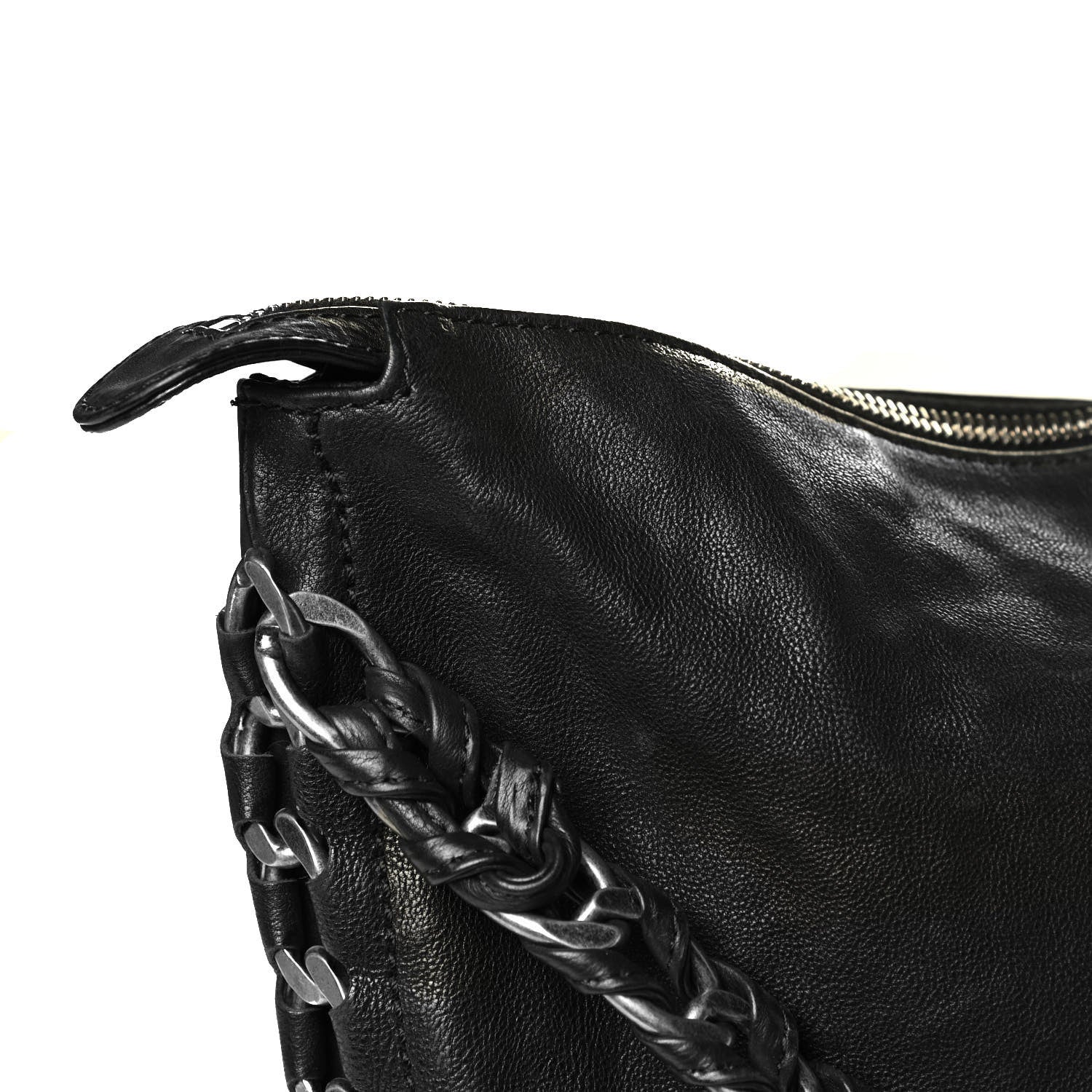 Chanel Calfskin Modern Chain Hobo Black 5 of 7