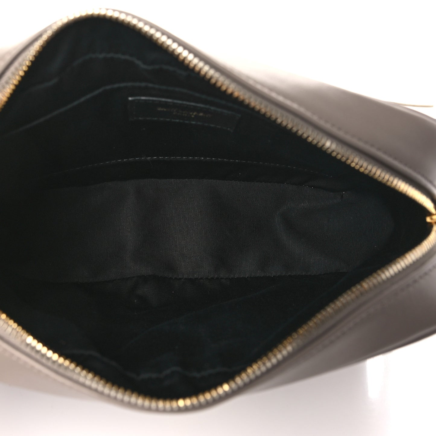 Calfskin Matelasse Monogram Lou Camera Bag Greyish Brown