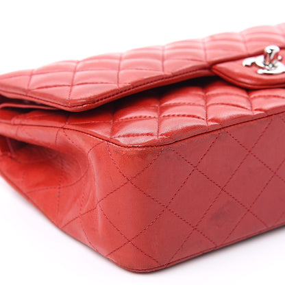 Chanel Lambskin Quilted Medium Double Flap Red 8 of 20