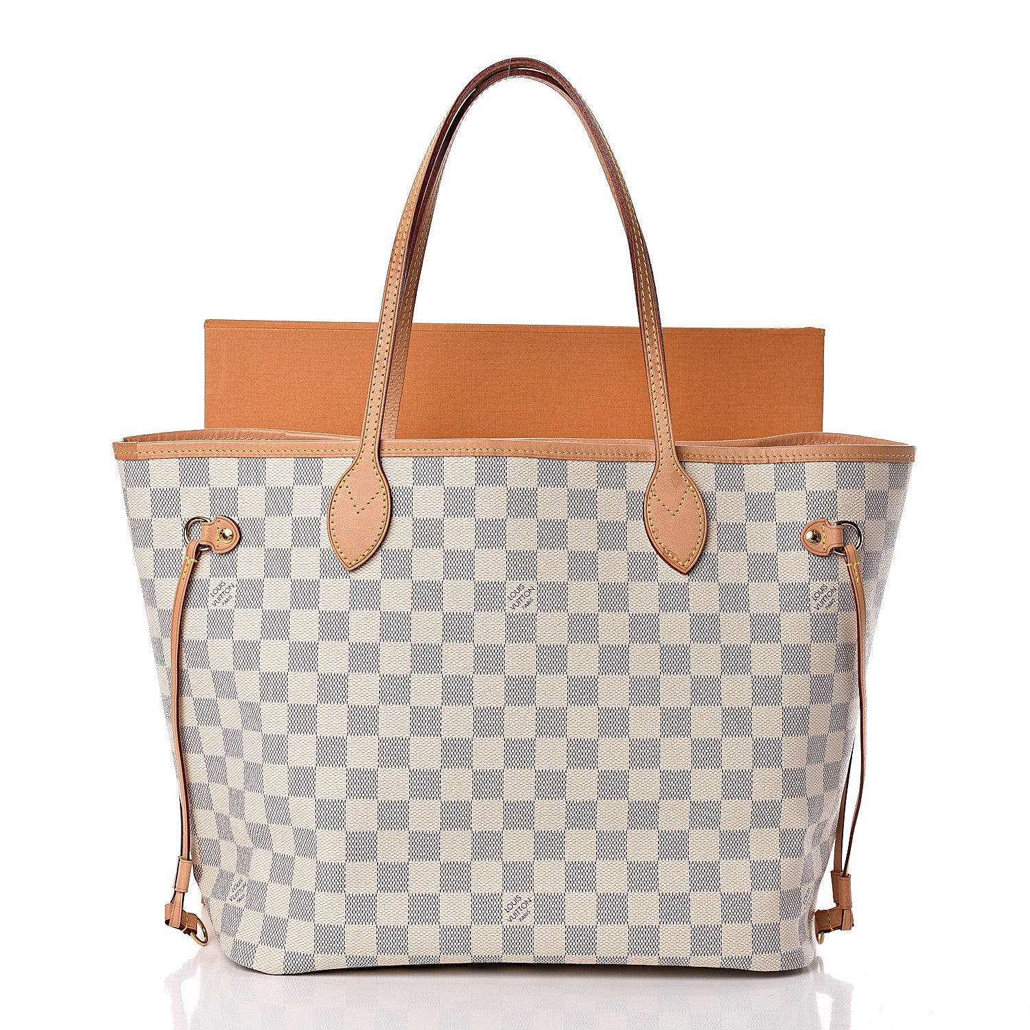 Louis Vuitton Damier Azur Neo Neverfull MM Rose Ballerine 16 of 16