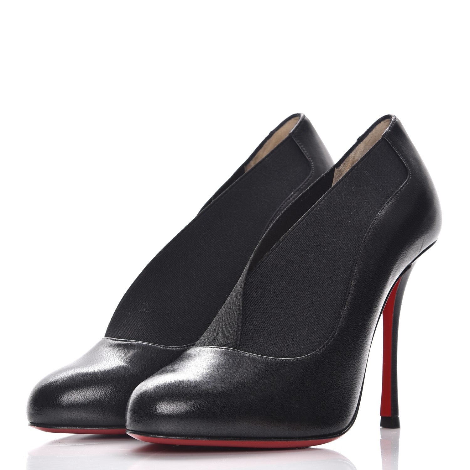 Christian Louboutin Shiny Nappa Toot Couverte 100 Pumps 36 Black 3 of 7