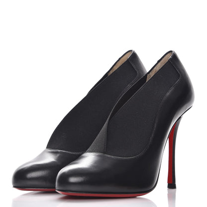 Christian Louboutin Shiny Nappa Toot Couverte 100 Pumps 36 Black 3 of 7