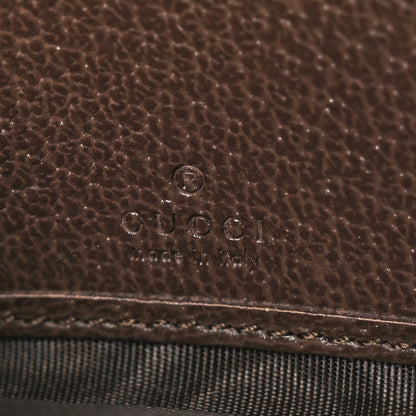 Gucci GG Supreme Monogram Web Ophidia Zip Around Wallet Brown 7 of 11